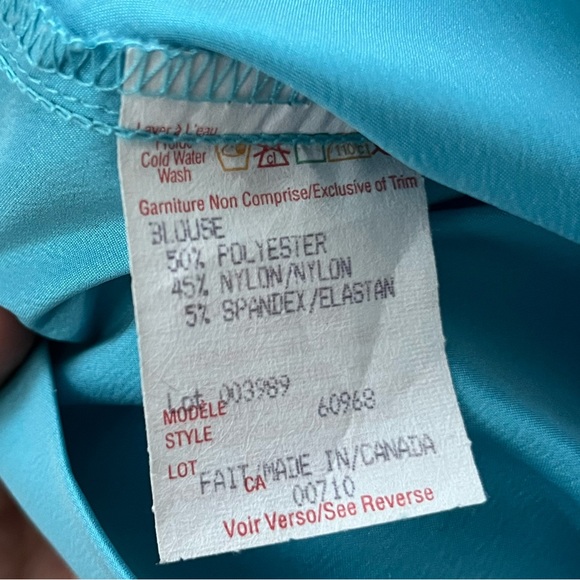 Joseph Ribkoff evening blouse. - Picture 6 of 7